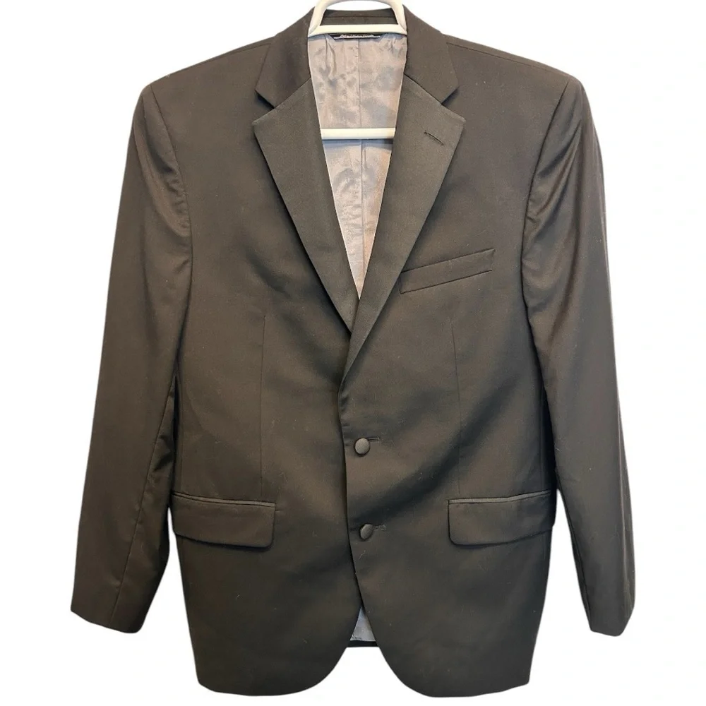 Vera Wang Nestor Tux CT Jacket 100% Wool Tuxedo Blazer Jacket Men's Size 42R